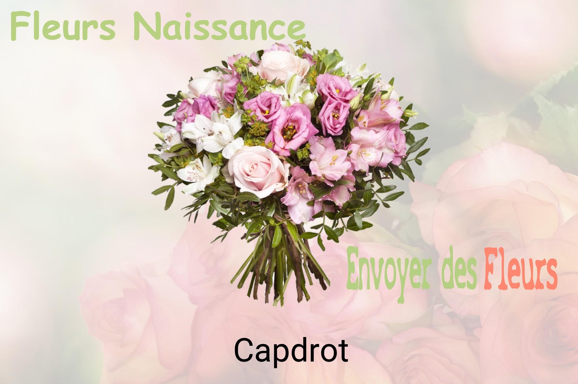 Bouquet de fleurs de naissance livré à Capdrot